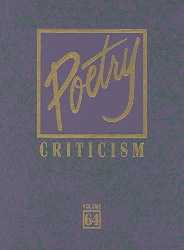 Beispielbild fr Poetry Criticism : Excerpts from Criticism for the Works of the Most Significant and Widely Studied Poets of World Literature zum Verkauf von Better World Books