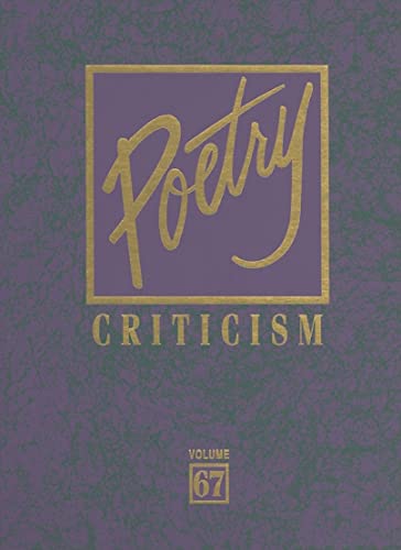 Poetry Criticism (Poetry Criticism, 67) (9780787687014) by Lee, Michelle