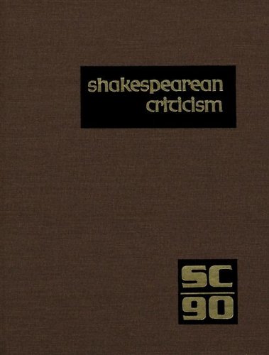 Beispielbild fr Shakespearean Criticism: Excerpts from the Criticism of William Shakespeare's Plays & Poetry, from the First Published Appraisals to Current Evaluations zum Verkauf von Dailey Ranch Books