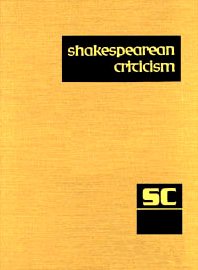 Beispielbild fr Shakespearean Criticism: Excerpts from the Criticism of William Shakespeare's Plays & Poetry, from the First Published Appraisals to Current Evaluations zum Verkauf von Dailey Ranch Books