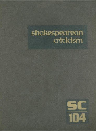 Shakespearean Criticism: Excerpts from the Criticism of William Shakespeare's Plays & Poetry, from the First Published Appraisals to Current Evaluations (Shakespearean Criticism, 104) (9780787688424) by Lee, Michelle