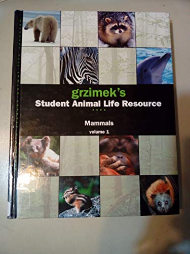 Beispielbild fr Grzimek's Student Animal Life Resource zum Verkauf von Better World Books