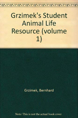 Stock image for Grzimek's Student Animal Life Resource for sale by HPB-Red