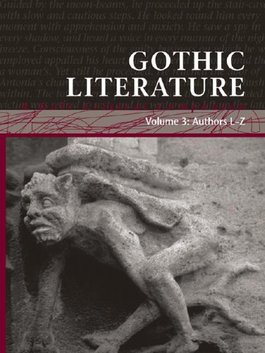 Stock image for Gothic Literature: A Gale Critical Companion (3 Volumes) for sale by PsychoBabel & Skoob Books