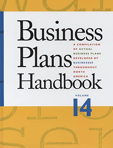 Beispielbild fr Business Plan Handbook zum Verkauf von Better World Books