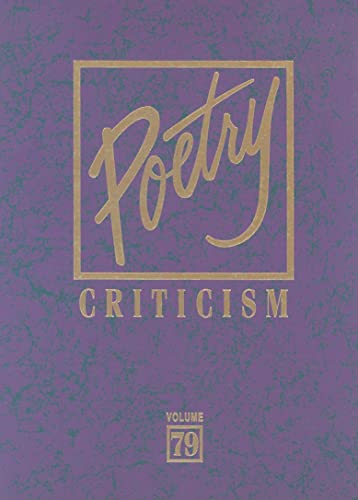 Poetry Criticism (Poetry Criticism, 79) (9780787698768) by Lee, Michelle