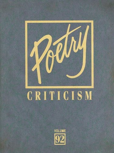 Stock image for Poetry Crit for sale by Better World Books