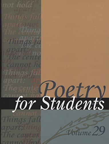 9780787698935: Poetry for Students: Presenting Analysis, Context, and Criticism on Commonly Studied Poetry: 29