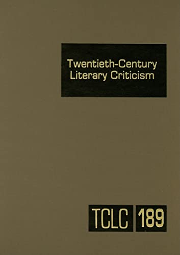 9780787699642: Twentieth-Century Literary Criticism, Vol. 189
