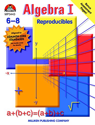 Stock image for Algebra I: Reproducibles, Grades 6-8 for sale by Reliant Bookstore