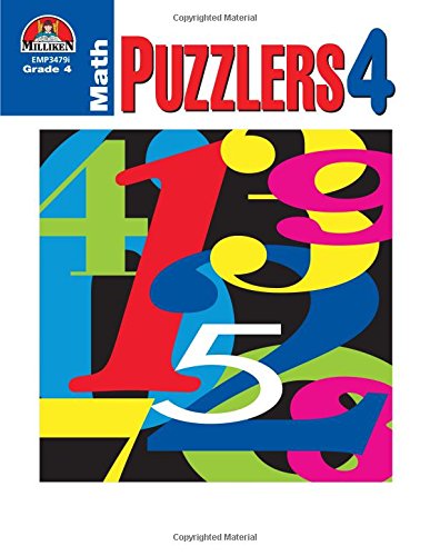 Imagen de archivo de Math Puzzlers Grade 4 a la venta por Better World Books