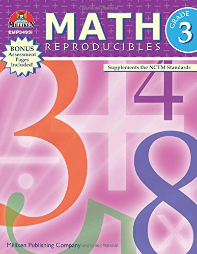 Beispielbild fr Math Reproducibles - Grade 3 zum Verkauf von Half Price Books Inc.