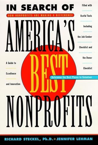 Imagen de archivo de In Search of America's Best Nonprofits a la venta por HPB-Red