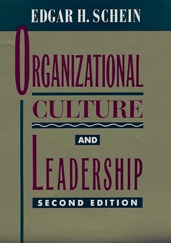 Beispielbild fr Organizational Culture and Leadership (J-B US non-Franchise Leadership) zum Verkauf von Wonder Book