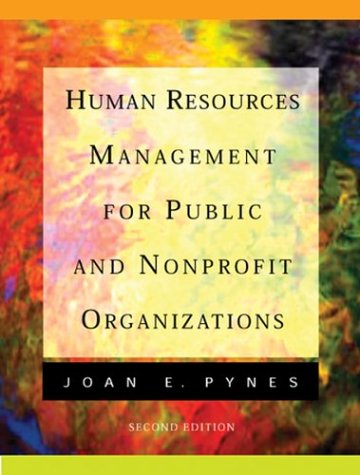 Stock image for Human Resources Management for Public and Nonprofit Organizations (JOSSEY BASS NONPROFIT & PUBLIC MANAGEMENT SERIES) for sale by SecondSale