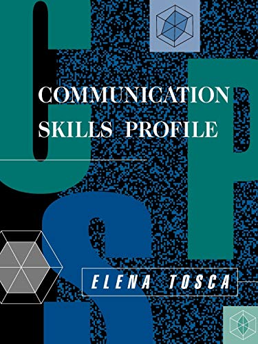 Beispielbild fr Communication Skills Profile zum Verkauf von Wonder Book