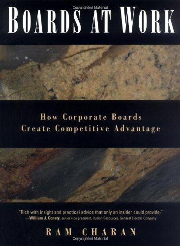 9780787910600: Boards at Work: How Corporate Boards Create Competitive Advantage