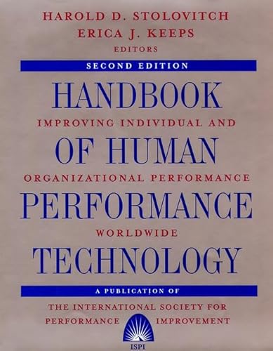 Image d'archives pour Handbook of Human Performance Technology: Improving Individual and Organizational Performance Worldwide mis en vente par World of Books (was SecondSale)