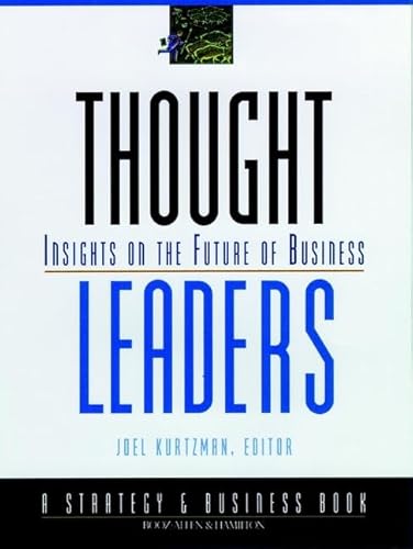 9780787939038: Thought Leaders: Insights on the Future of Business (Jossey Bass Business & Management Series)