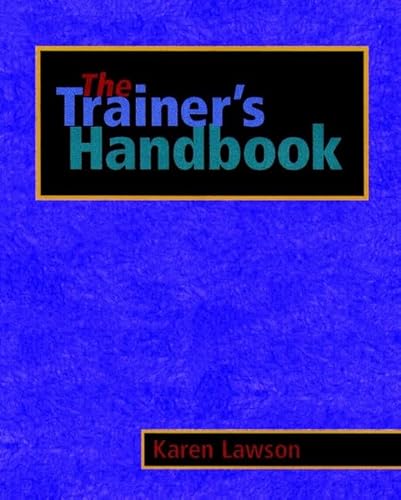 9780787939915: The Trainer's Handbook