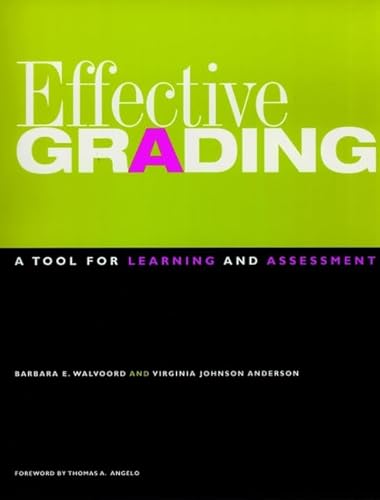 Beispielbild fr Effective Grading : A Tool for Learning and Assessment zum Verkauf von Better World Books: West