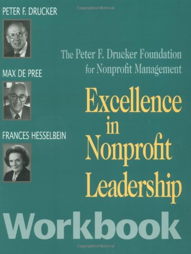 Beispielbild fr Excellence in Nonprofit Leadership Workbook zum Verkauf von Better World Books