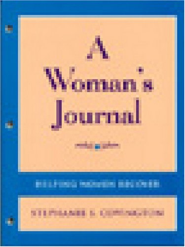 9780787944308: Journal (Helping Women Recover: A Program for Treating Addiction)