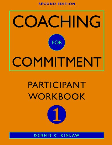 Beispielbild fr Coaching for Commitment : Participant Workbook 1 zum Verkauf von Better World Books