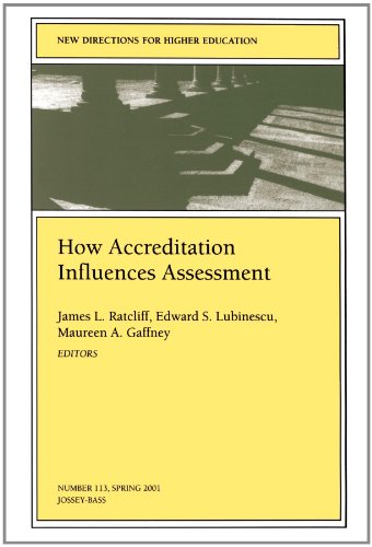 Beispielbild fr How Accreditation Influences Assessment: New Directions for Higher Education (J-B HE Single Issue Higher Education) zum Verkauf von Books From California