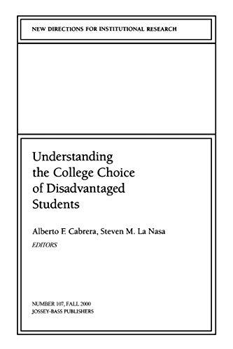Beispielbild fr College Choice Disadvantaged 1 zum Verkauf von ThriftBooks-Dallas