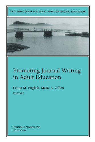 Beispielbild fr Promoting Journal Writing in Adult Education Vol. 90 : New Directions for Adult and Continuing Education zum Verkauf von Better World Books