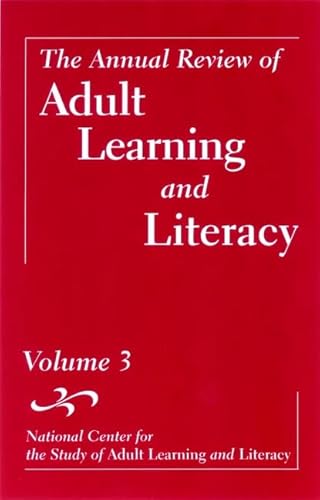 Stock image for The Annual Review of Adult Learning and Literacy for sale by Better World Books