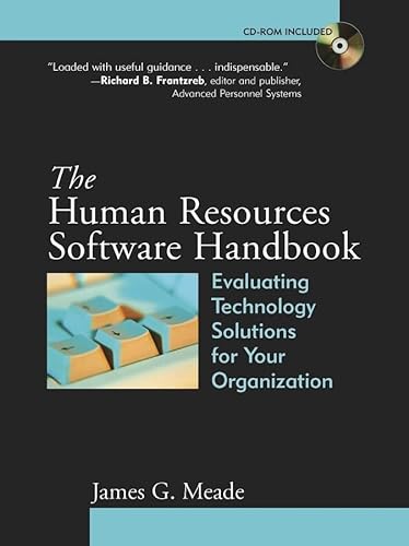 Beispielbild fr The Human Resources Software Handbook: Evaluating Technology Solutions for Your Organization zum Verkauf von Ergodebooks