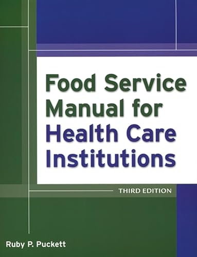 9780787964689: Food Service Manual For Health Care Institutions