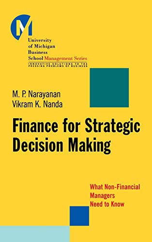 9780787965174: Finance for Strategic Decision-Making: What Non-Financial Managers Need to Know