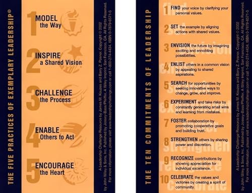 The Leadership Challenge Card: Side A: The Ten Commitments of Leadership; Side B: The Five Practices of Exemplary Leadership (The Leadership Practices Inventory) (9780787965716) by Kouzes, James M.