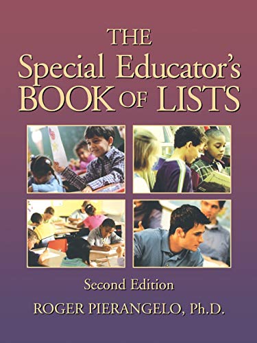 Beispielbild fr The Special Educator's Book of Lists zum Verkauf von Better World Books: West