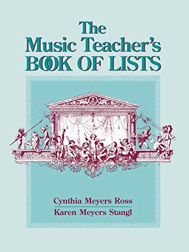 9780787966898: The Music Teacher's Book of Lists: Book of Lists