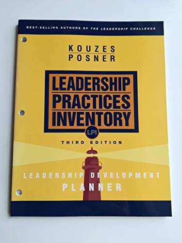 Beispielbild fr The Leadership Practices Inventory (LPI): Leadership Development Planner , 3rd Edition zum Verkauf von Wonder Book