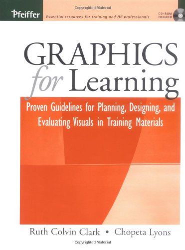 Beispielbild fr Graphics for Learning : Proven Guidelines for Planning, Designing, and Evaluating Visuals in Training Materials zum Verkauf von Better World Books