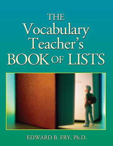 Imagen de archivo de The Vocabulary Teacher's Book of Lists a la venta por SecondSale