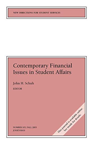 Beispielbild fr Contemporary Financial Issues in Student Affairs zum Verkauf von Better World Books