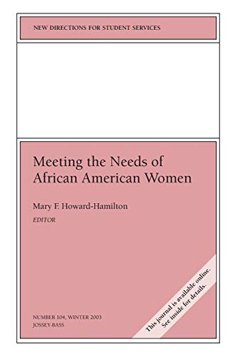 Imagen de archivo de Meeting Needs of African American Women a la venta por HPB-Red
