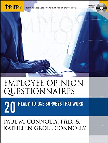9780787973490: Employee Opinion Questionnaires: 20 Ready–to–Use Surveys That Work