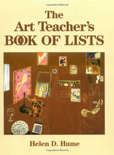 Imagen de archivo de The Art Teacher's Book of Lists a la venta por Half Price Books Inc.