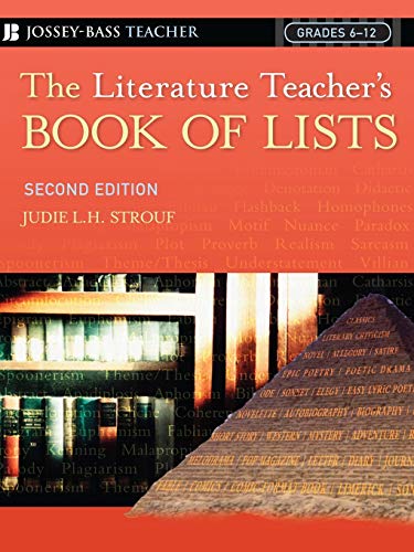 9780787975500: The Literature Teacher's Book of Lists: Grades 6-12: 53 (J-B Ed: Book of Lists)
