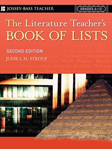 Stock image for The Literature Teacher's Book of Lists for sale by Better World Books