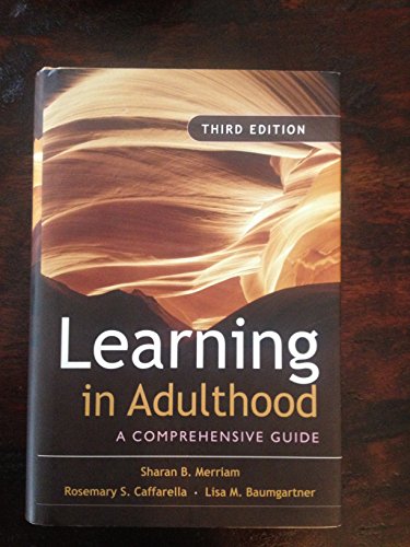 9780787975883: Learning in Adulthood: A Comprehensive Guide