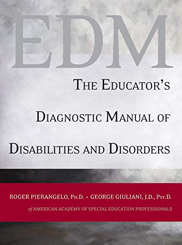 Beispielbild fr The Educator's Diagnostic Manual of Disabilities and Disorders zum Verkauf von Better World Books