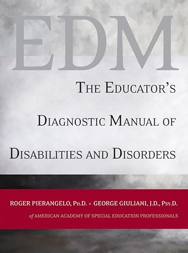 9780787978129: The Educator's Diagnostic Manual of Disabilities and Disorders